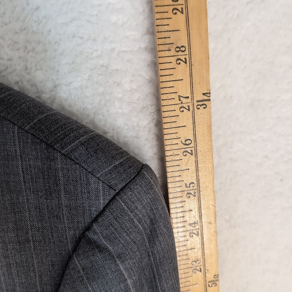 Brooks Brothers 40L 346 Stretch Sport Coat Gray‎ Wool Blend Two Button Vented - Picture 6 of 11